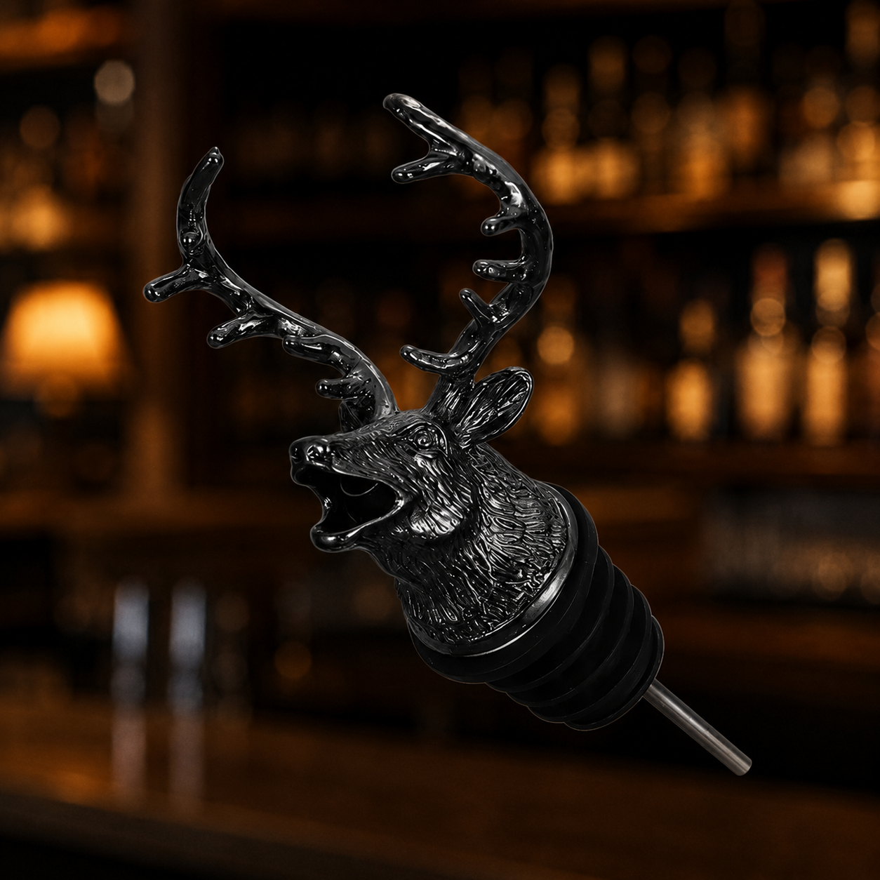 Deer whiskey pourer