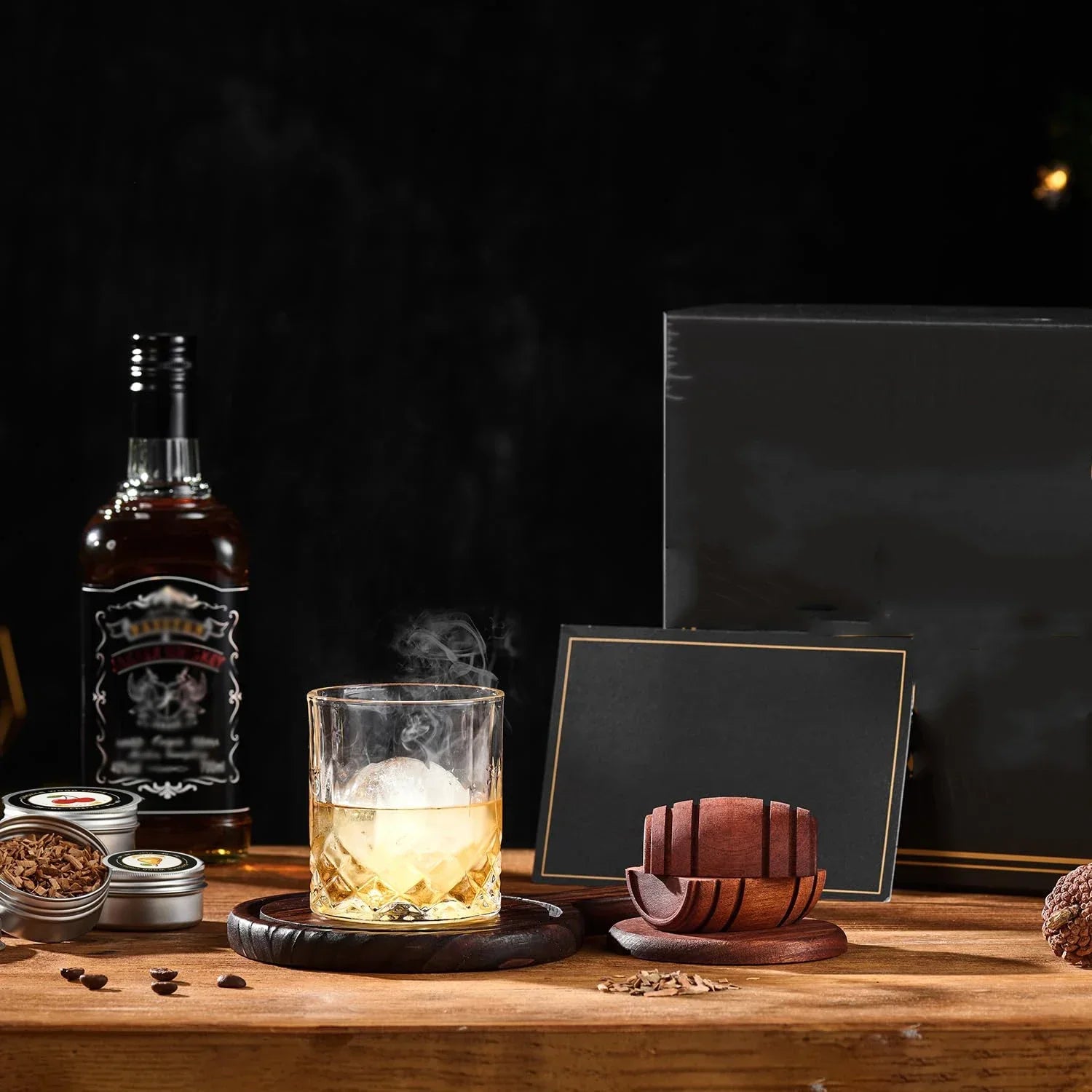 The barrel whiskey smoker kit