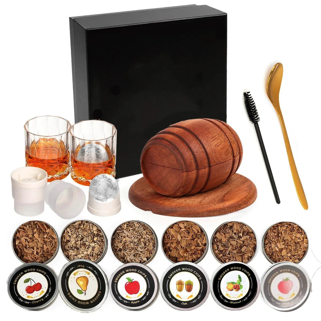 The barrel whiskey smoker kit