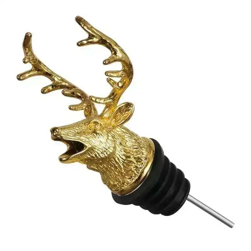 Deer whiskey pourer