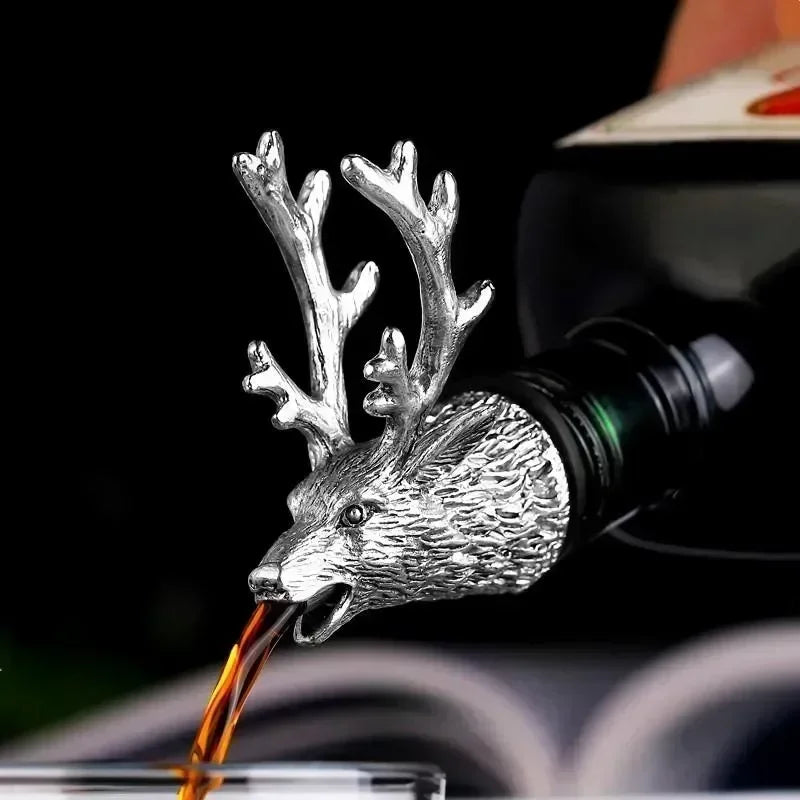 Deer whiskey pourer