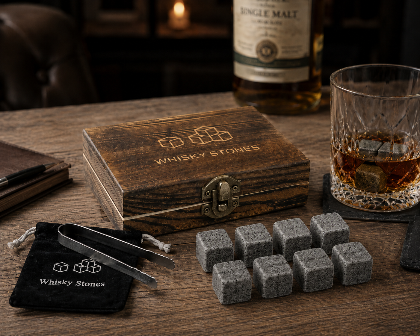 Whiskey stones set
